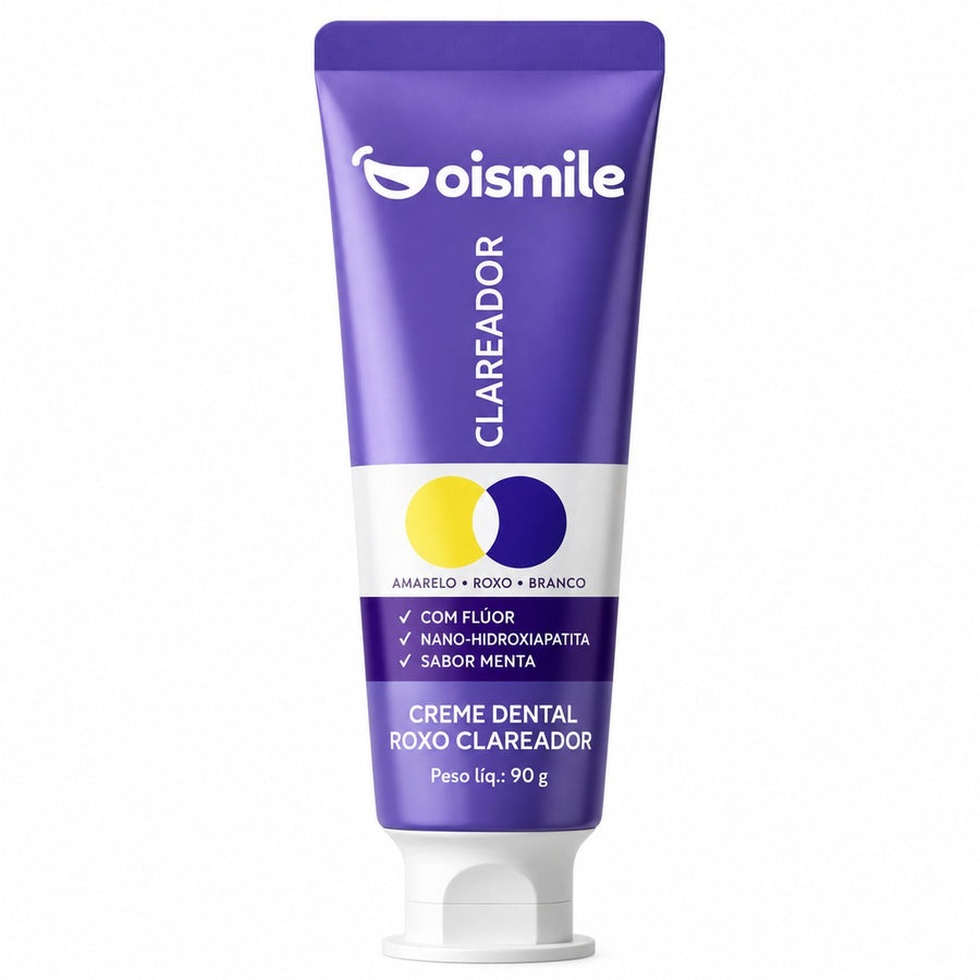 Creme Dental Roxo Clareador