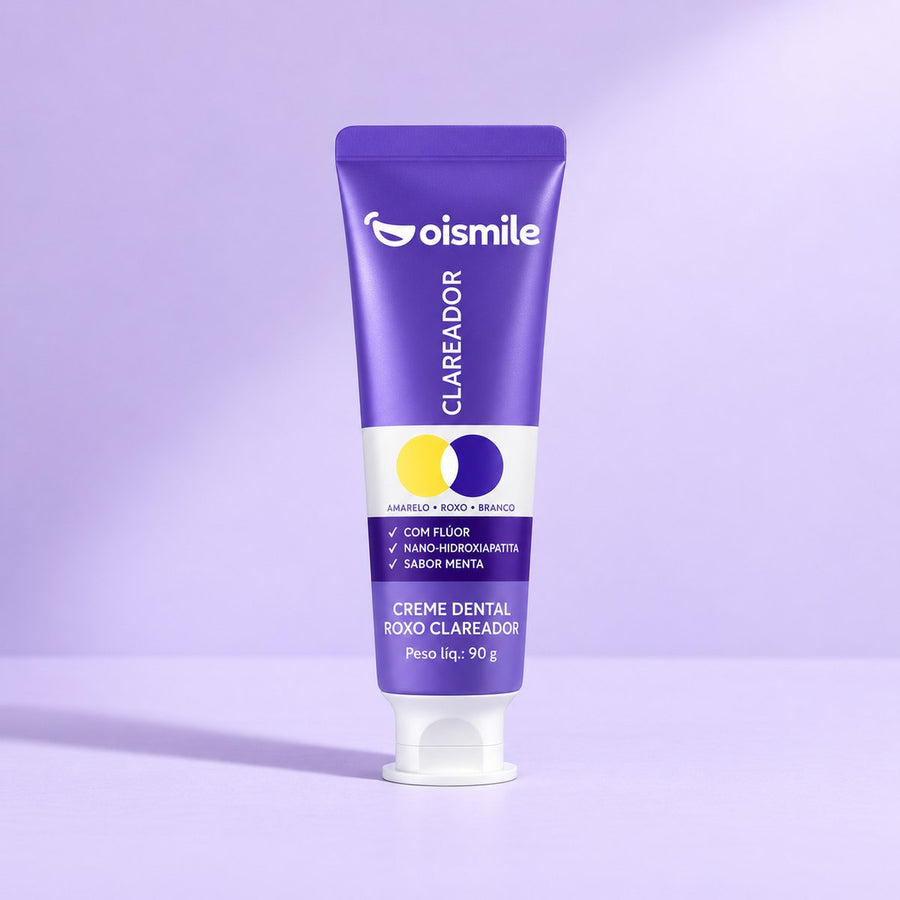 Creme Dental Roxo Clareador
